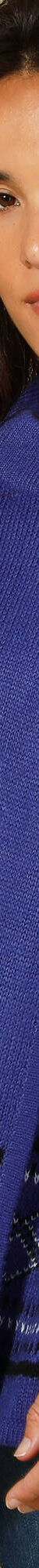 Gilet cape base jacquard, col montant (bleuet) Gilet cape base jacquard, col montant (bleuet)
